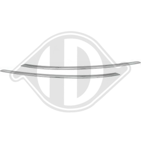 Modanatura decorativa/ protettiva Paraurti Citroen C4/Grand Picasso 13-16 (Cod. D-4073662)