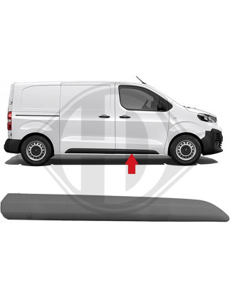 Modanatura decorativa/ protettiva Portiera anteriore Dx Citroen Jumpy / Spacetourer 16- (Cod. D-4098