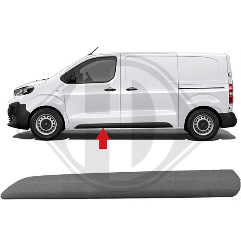 Modanatura decorativa/ protettiva Portiera anteriore Sx Citroen Jumpy / Spacetourer 16- (Cod. D-4098