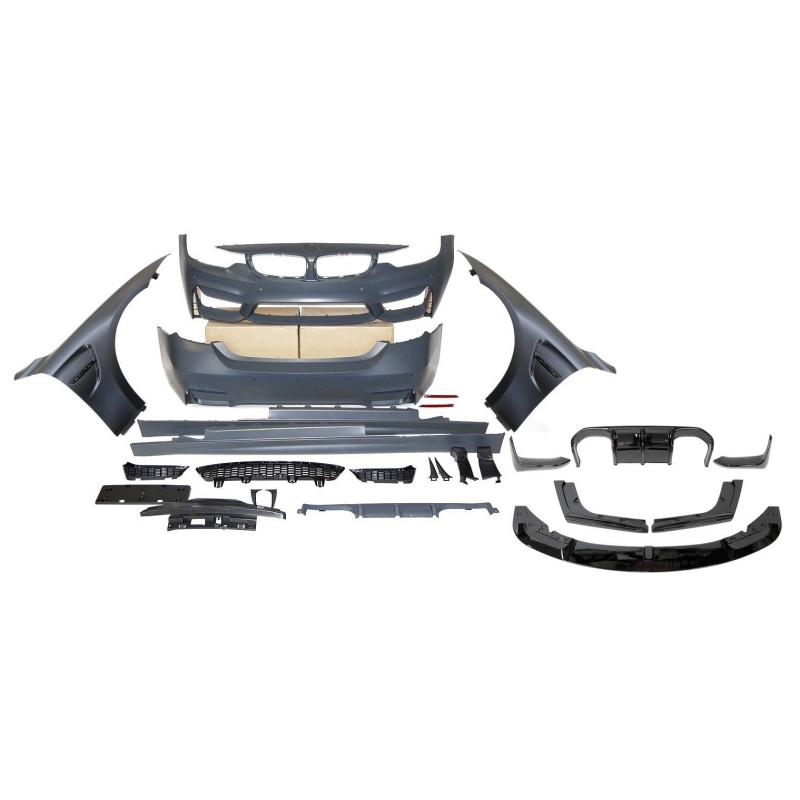 Kit Estetico BMW F32/ F33 Look M4 Parafanghi (Cod. E-TCBF347F310F393F392)