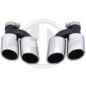 Terminale di scarico Audi A4 Berl/Avant (B9) 15-4.19 (Cod. D-4102004) Terminale di scarico Audi A4 Berl/Avant (B9) 15-4.19 (Cod. D-4102004)