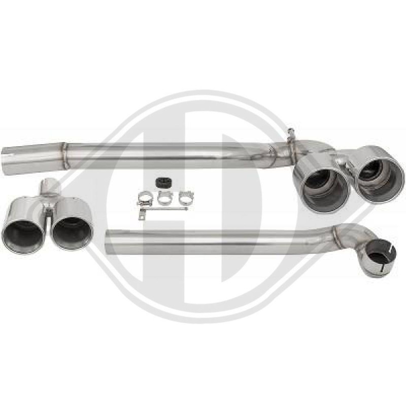 Terminale di scarico BMW serie 5 (F10/11 LCI) 13-17 (Cod. D-4122501)
