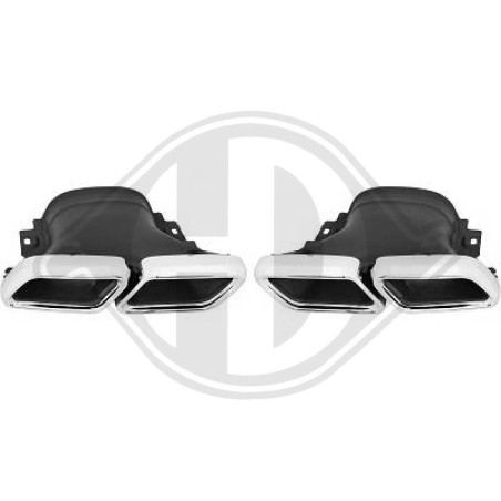 Terminale di scarico Mercedes classe E E220-500 W213 16-6.2020 (Cod. D-4161800)