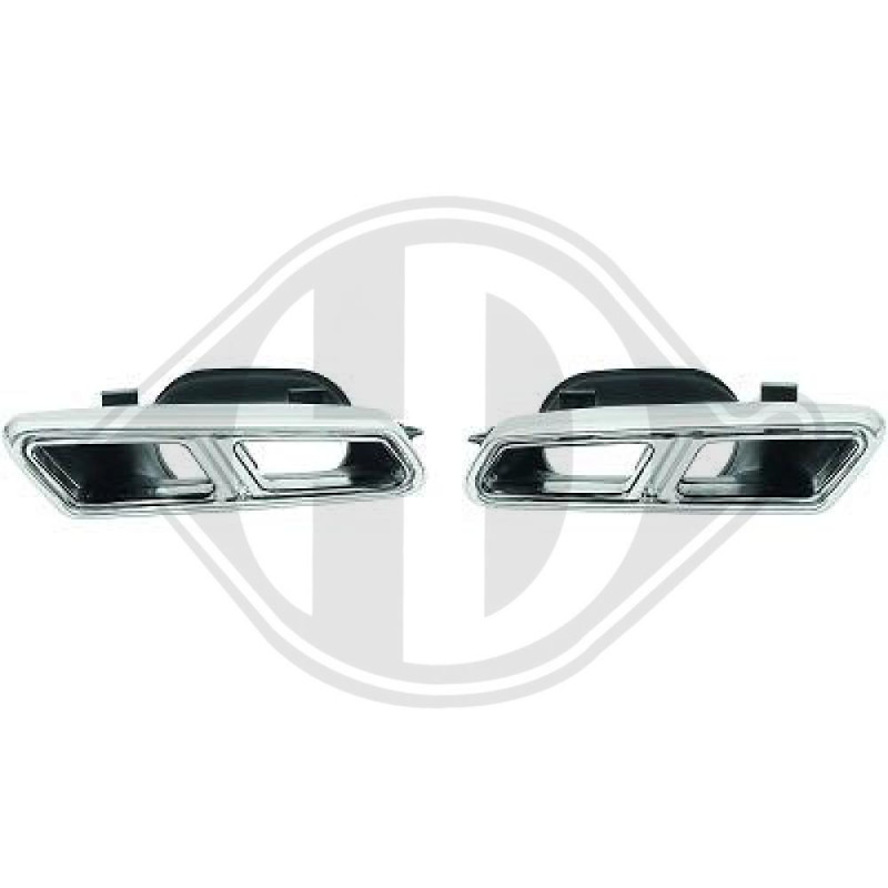 Terminale di scarico Mercedes classe E E220-500 W212 13-16 (Cod. D-4164800)