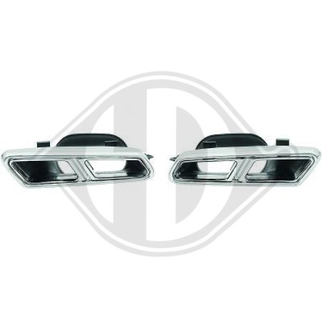 Terminale di scarico Mercedes classe E E220-500 W212 13-16 (Cod. D-4164800)