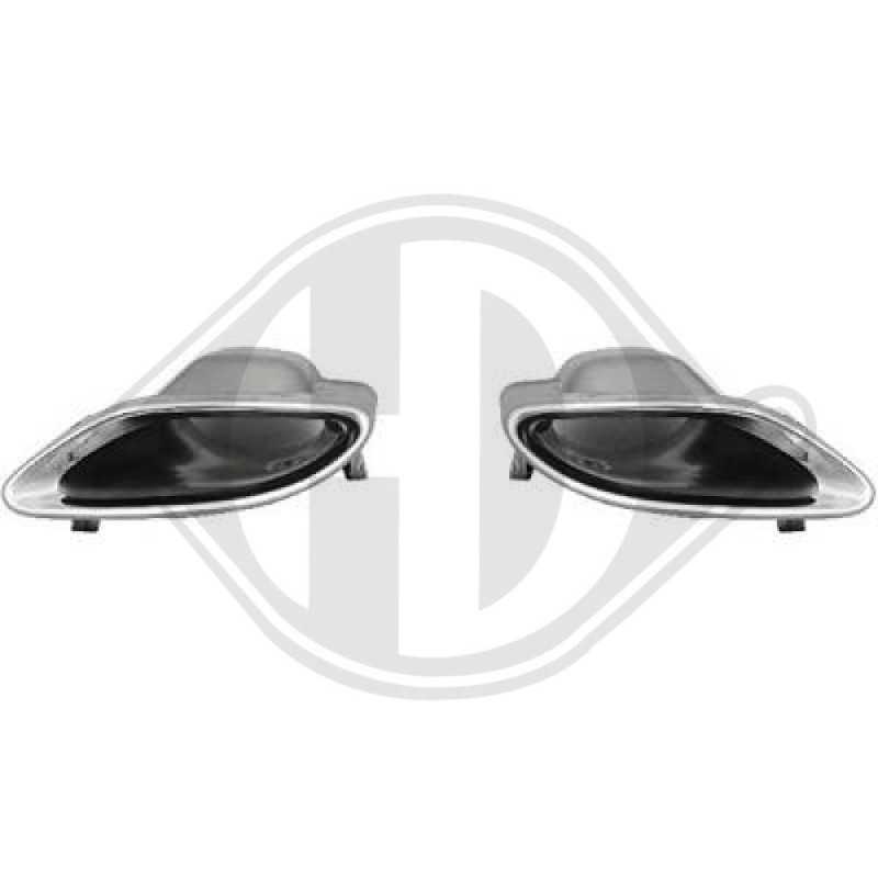 Terminale di scarico Mercedes classe C W205 1.14-7.18 (Cod. D-4166501)