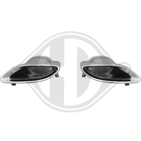 Terminale di scarico Mercedes classe C W205 1.14-7.18 (Cod. D-4166501)
