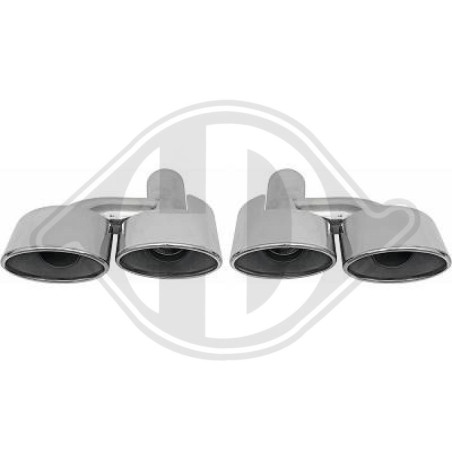 Terminale di scarico Mercedes classe C W204 07-11 (Cod. D-4167200)
