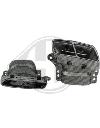 Terminale di scarico Mercedes classe A W176 AMG Look 12-18 (Cod. D-4168205)