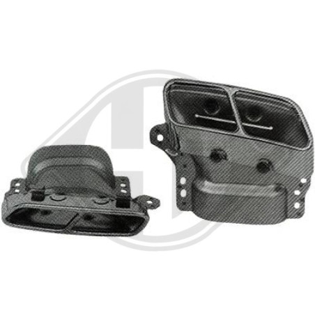 Terminale di scarico Mercedes classe A W176 AMG Look 12-18 (Cod. D-4168205)