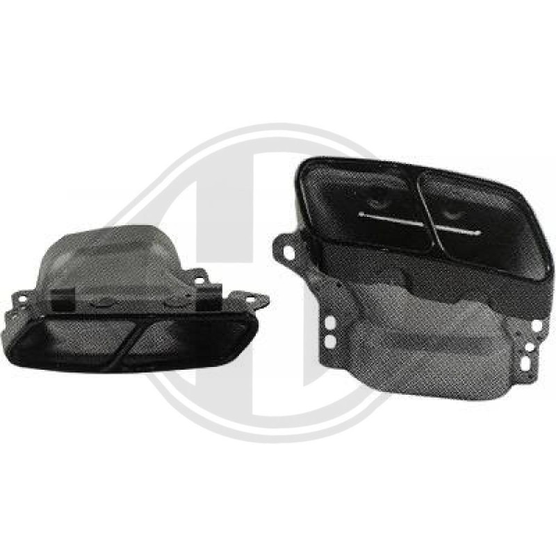 Terminale di scarico Mercedes classe A W176 AMG Look 12-18 (Cod. D-4168206)