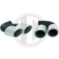 Terminale di scarico Porsche Cayenne 03-10 (Cod. D-4204000)