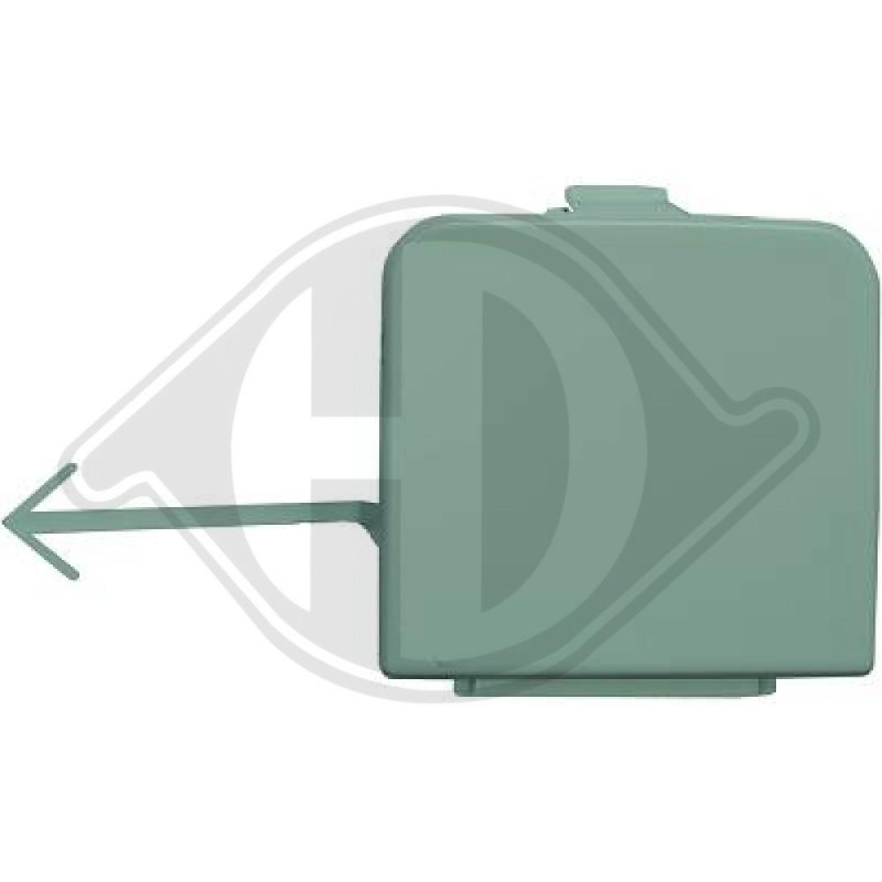 Coperchio gancio traino anteriore Peugeot 108 14- (Cod. D-4212064)