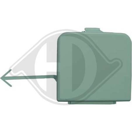 Coperchio gancio traino anteriore Peugeot 108 14- (Cod. D-4212064)