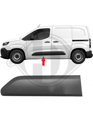 Modanatura decorativa/ protettiva Portiera anteriore Sx Citroen Berlingo Multispace/Kastenw.18- (Cod