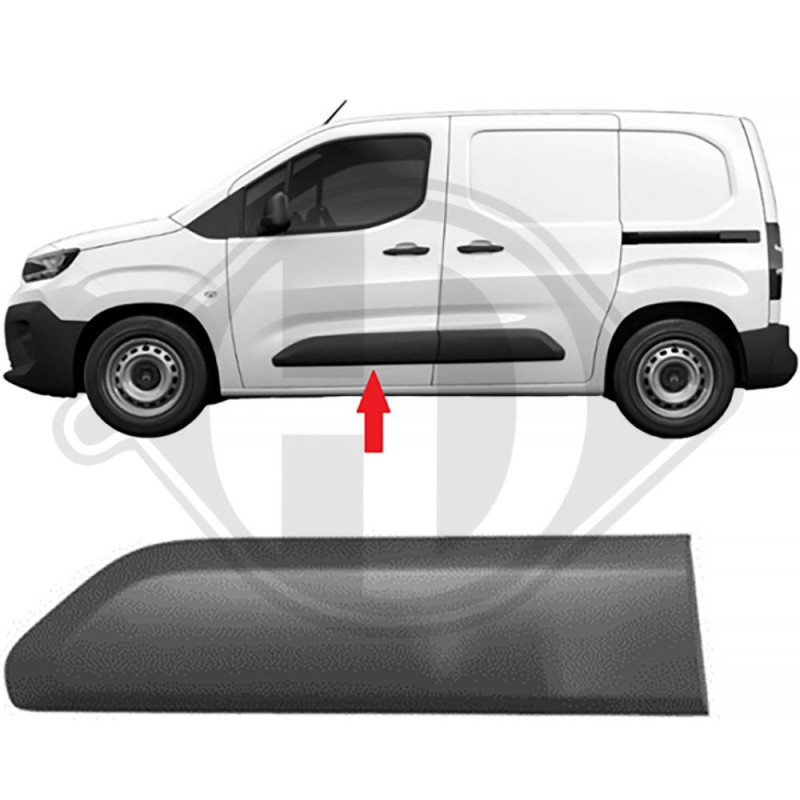 Modanatura decorativa/ protettiva Portiera anteriore Sx Citroen Berlingo Multispace/Kastenw.18- (Cod