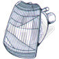 Indicatore direzione anteriore destro Peugeot 205 83-96 (Cod. D-4221072)