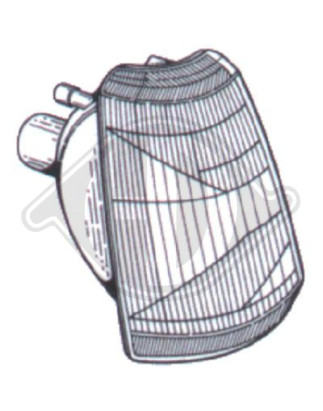 Indicatore direzione anteriore sinistro Peugeot 205 83-96 (Cod. D-4221073)