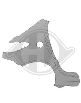 Sponda laterale posteriore sinistra Peugeot 206+Plus 09-13 (Cod. D-4225037)