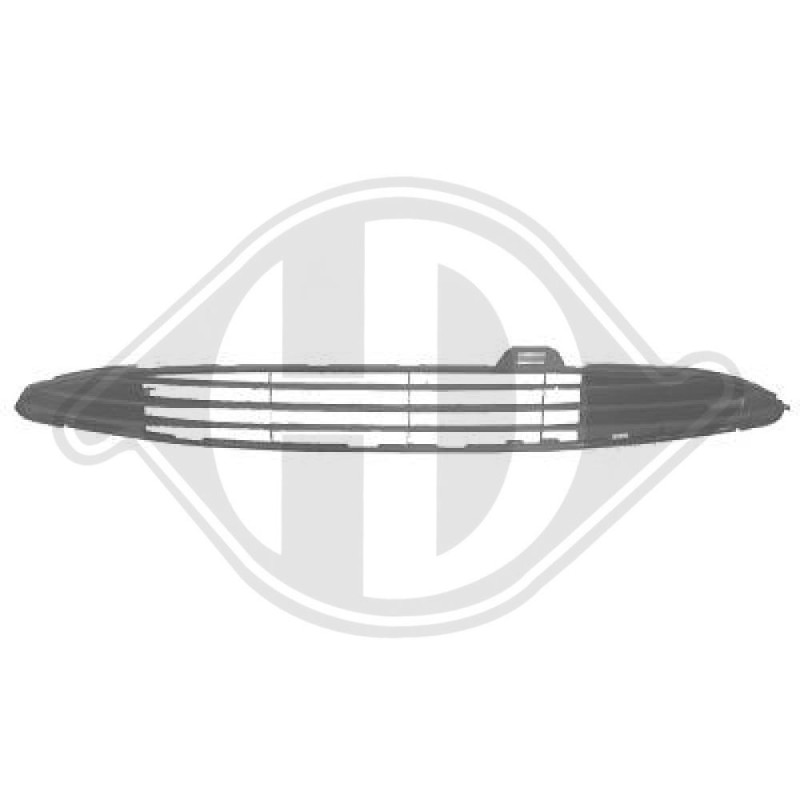 Griglia di ventilazione Paraurti centro Peugeot 206/206CC 98-08 (Cod. D-4225045)