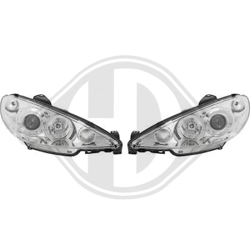 SET FARI ANTERIORI Peugeot 206/206CC 98-06 (Cod. D-4225580)