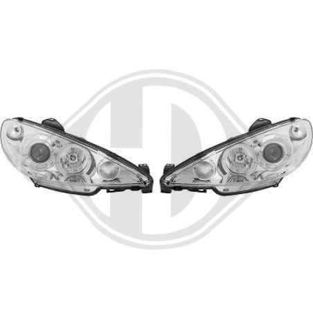 SET FARI ANTERIORI Peugeot 206/206CC 98-06 (Cod. D-4225580)