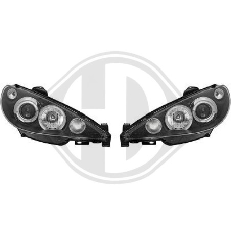 SET FARI ANTERIORI Peugeot 206/206CC 98-06 (Cod. D-4225680)