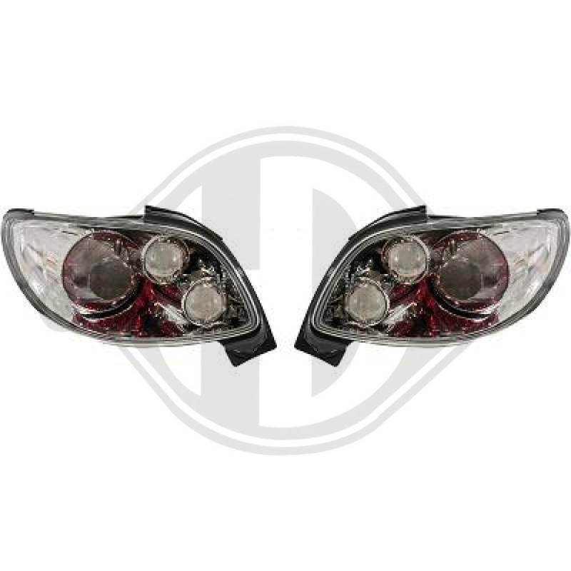 Kit fanalino posteriore Peugeot 206/206CC 98-06 (Cod. D-4225696)