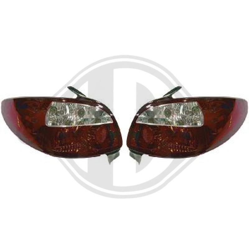 Kit fanalino posteriore Peugeot 206/206CC 98-06 (Cod. D-4225795)