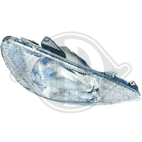 Faro anteriore destro Peugeot 206/206CC 98-08 (Cod. D-4225980)