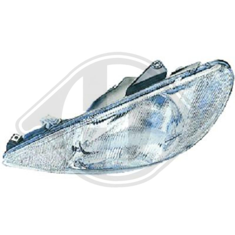 Faro anteriore sinistro Peugeot 206/206CC 98-08 (Cod. D-4225981)