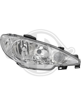 Faro anteriore destro Peugeot 206/206CC 98-08 (Cod. D-4225982)