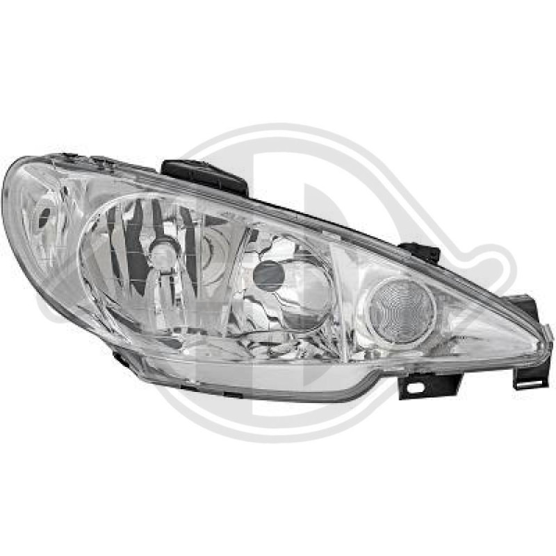 Faro anteriore destro Peugeot 206/206CC 98-08 (Cod. D-4225982)