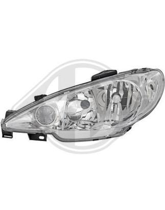 Faro anteriore sinistro Peugeot 206/206CC 98-08 (Cod. D-4225983)