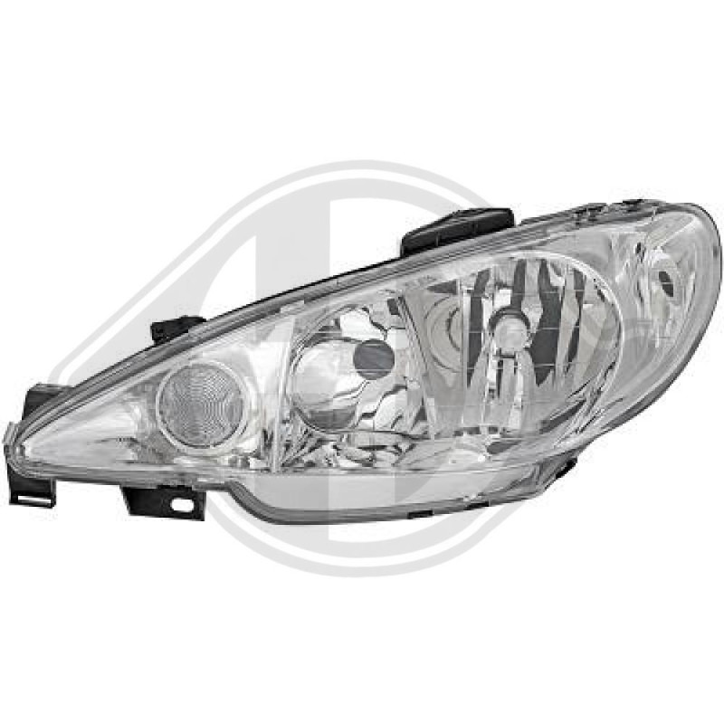 Faro anteriore sinistro Peugeot 206/206CC 98-08 (Cod. D-4225983)