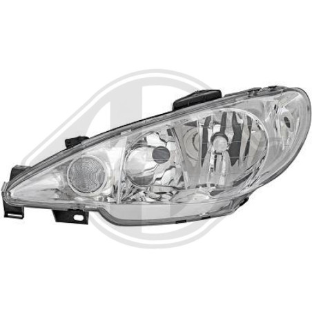 Faro anteriore sinistro Peugeot 206/206CC 98-08 (Cod. D-4225983)