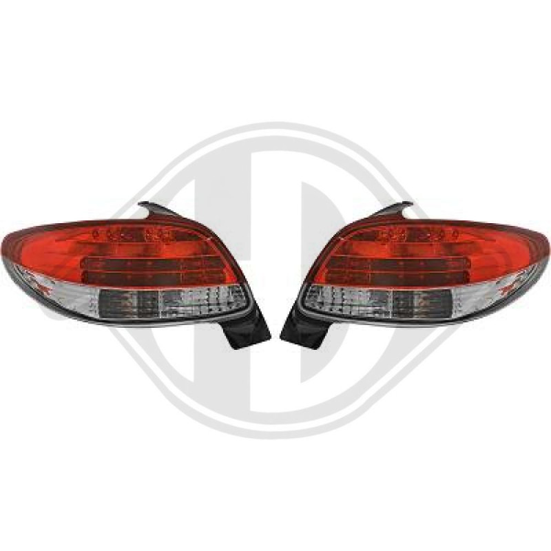 Kit fanalino posteriore Peugeot 206/206CC 98-06 (Cod. D-4225995)