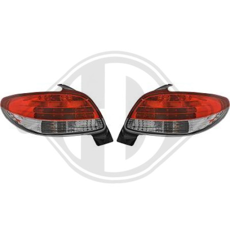 Kit fanalino posteriore Peugeot 206/206CC 98-06 (Cod. D-4225995)