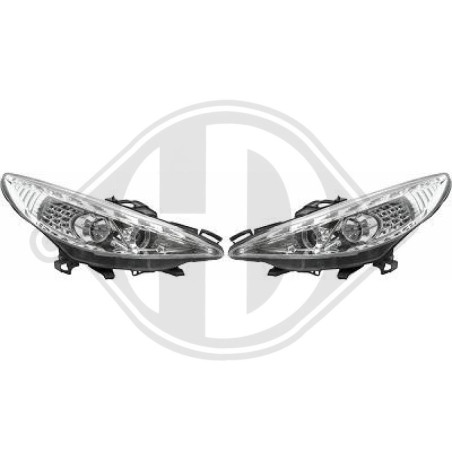 SET FARI ANTERIORI Peugeot 207 06-12 (Cod. D-4226285)