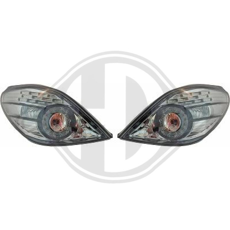 Kit fanalino posteriore Peugeot 207 06-12 (Cod. D-4226998)