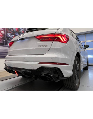 Diffusore Posteriore Audi Q3 2018-2022 Look RSQ3 (Cod. E-TCA0311)