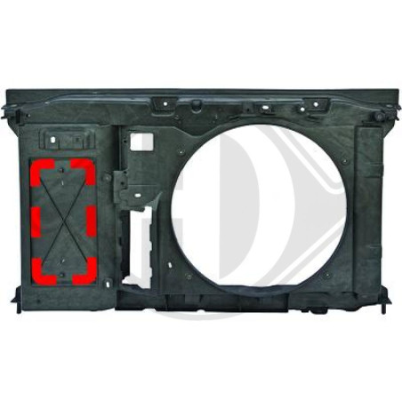 Pannellatura anteriore Citroen Berlingo 08-12 (Cod. D-4235002)