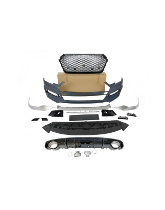 Kit Estetico Audi A4 B9 2016-2019 Look RS4 (Cod. E-TCA022910227)