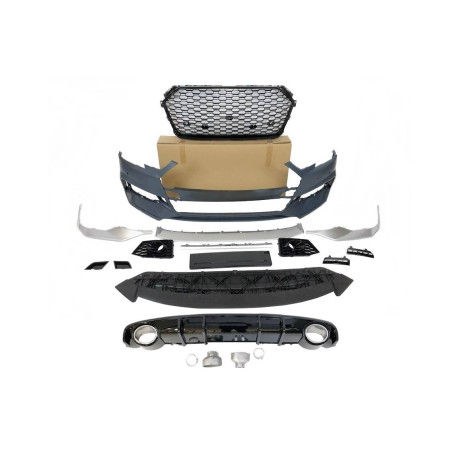 Kit Estetico Audi A4 B9 2016-2019 Look RS4 (Cod. E-TCA022910227)