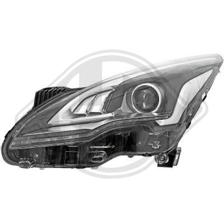 Faro anteriore sinistro Peugeot 3008 14-17 (Cod. D-4235485)