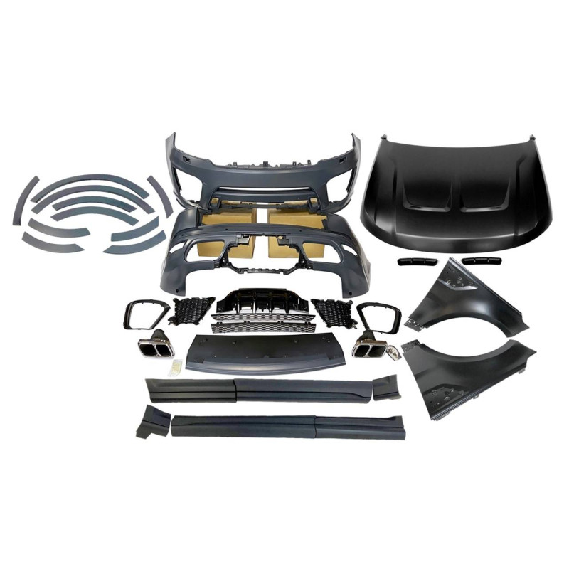 Kit Estetico Range Rover Sport L494 Facelift 2018+ Look SVR (Cod. E-TCLR011014015016021)