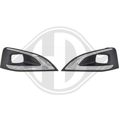 Griglia di ventilazione Paraurti Dx Peugeot 3008 17- (Cod. D-4236447)