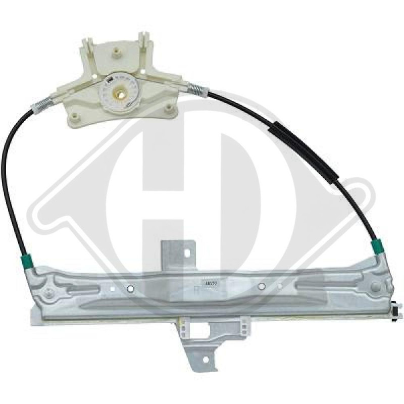 Alzacristallo posteriore destro Peugeot 407 Berlina/Station wagon 04-10 (Cod. D-4243122)