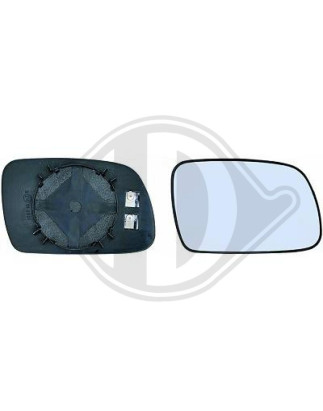 Vetro specchio Specchio esterno Peugeot 407 Berlina/Station wagon 04-10 (Cod. D-4243226)