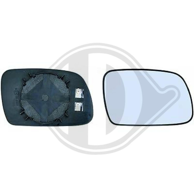 Vetro specchio Specchio esterno Peugeot 407 Berlina/Station wagon 04-10 (Cod. D-4243226)